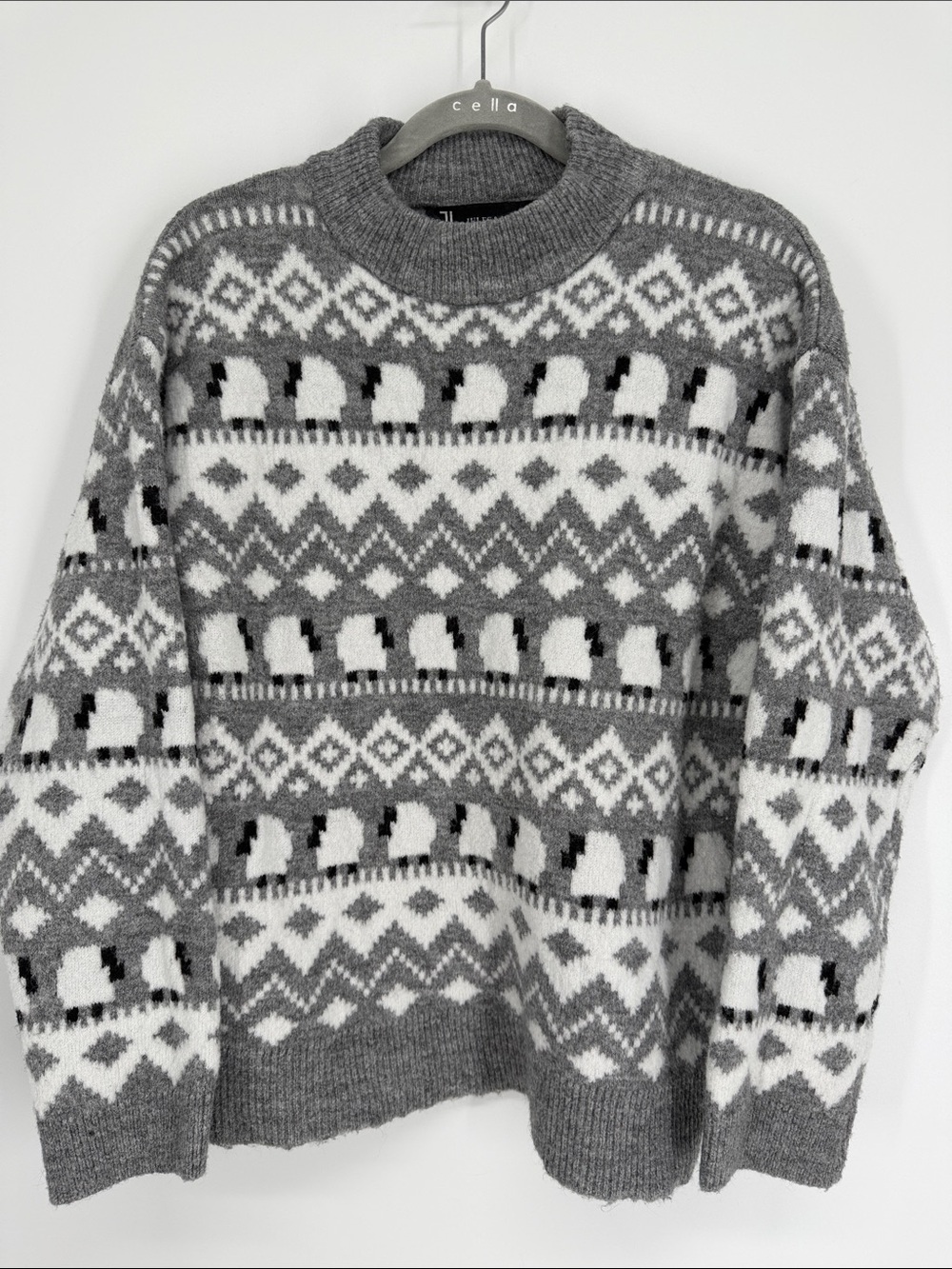 Jules & Leopold Knit Sheep Sweater Size Medium